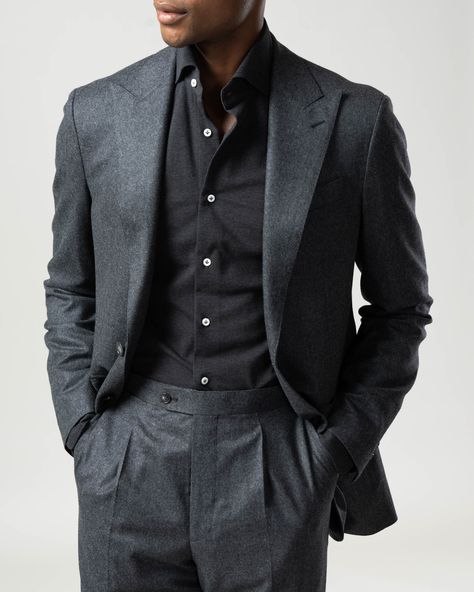 Heathered Grey Suit Men, Charcoal Suit Black Shirt, Men Dark Grey Suit, Dark Grey Outfit Men, Dark Gray Suits For Men, Gray Suit Black Shirt, Dark Grey Suit Men, Gray Suits For Men, Grey Suit Outfit