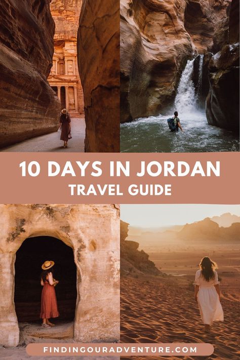 This guide will share the more undiscovered parts, and lesser-known spots in Jordan sharing hidden gems that we knew little about before setting off to this jewel in the Middle East. Our ultimate 10-day Jordan itinerary is a detailed travel guide for adventure, hiking, ancient wonders, nature, must-visit sights and uncovering the path less travelled 🐪🌴 Jordan Itinerary, Travel Motivation, Jordan Travel, Adventure Hiking, Nature Adventure, Uk Travel, The Middle East, Travel Goals, Hidden Treasures