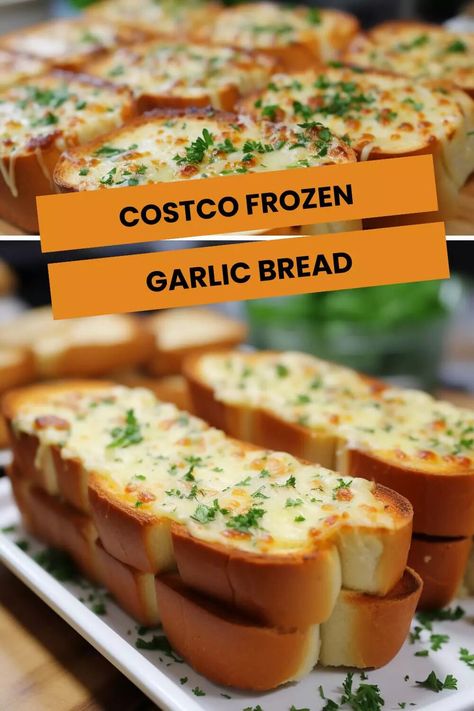 Costco Frozen Garlic Bread – Hungarian Chef Costco Recipes, Frozen Garlic, Frozen Garlic Bread, Pizza Cooking, Garlic Bread Pizza, Costco Meals, Bread Packaging, Bread Easy, Bread Pizza