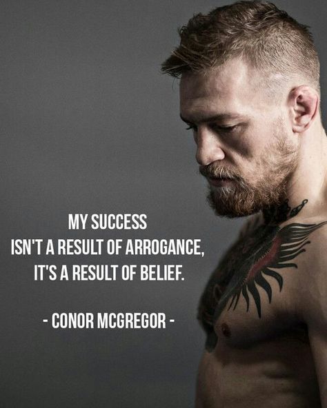 Commit, Focus, BELIEVE, Achieve!  #qotd #motivation #belief #success #trainhardfighteasy #itwillbeworthit #mondaynoblues #mma #champion Mcgregor Quotes, Conor Mcgregor Quotes, About Success, Motivational Pictures, Conor Mcgregor, Sports Quotes, Strong Quotes, A Quote, Fitness Quotes