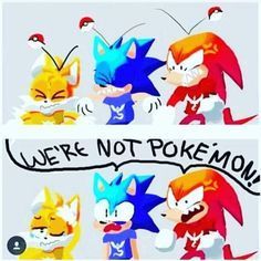 Sonic Pokemon, Sonic Underground, Pokemon Crossover, Sonic & Knuckles, Made Me Laugh, Classic Sonic, Sonic Heroes, Silver The Hedgehog, Sonic Characters