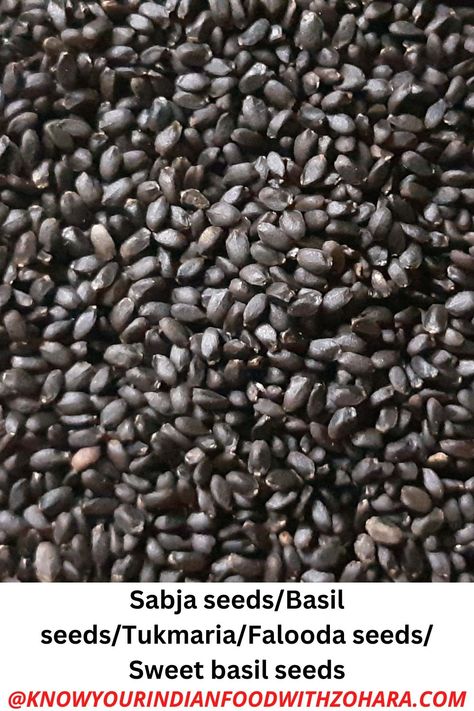 I've written a detailed post about the culinary uses of sabja seeds. Please click the link and check out the post. Sabja Seeds Benefits, Sabja Seeds, Tulsi Plant, Seeds Benefits, Indian Grocery Store, Salvia Hispanica, Edible Seeds, Fast Day, Basil Seeds