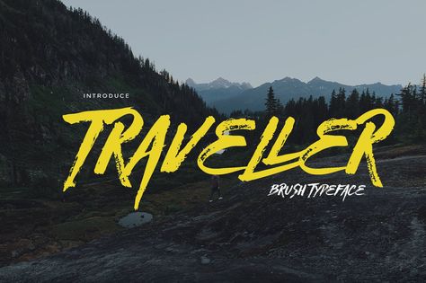 Traveller by celciusdesigns on Envato Elements Adventure Font, Blog Headlines, Typographic Quote, Brush Font, Handwriting Fonts, Baker Street, Envato Elements, Creative Sketches, Logo Mark