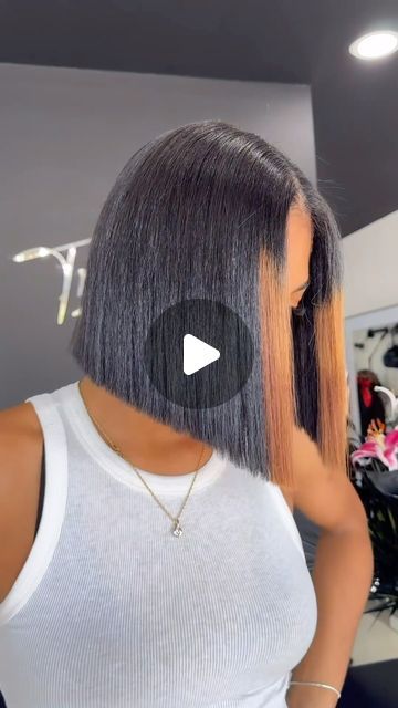 The Cut Life on Instagram: "everything about this bob snapped! @iamtracid 🔥  #thecutlife #longislandhairstylist #nychairstylist #boblife #bobhaircut #haircolorgoals #haircolorideas" Peak A Boo Bob, Peekaboo Bob, Peak A Boo, Cut Life, Angled Bob, Girl Braids, Modern Hairstyles, Bobs Haircuts, Cut And Style