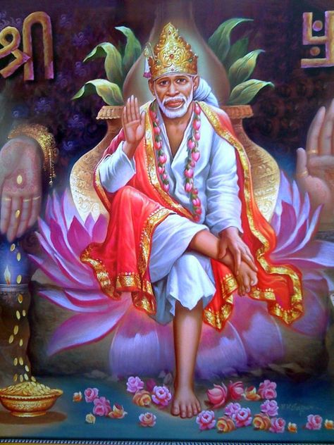 Shirdi Sai Baba (via Devotees Experiences with Shirdi Sai Baba) Sai Quotes, Chocoflan Recipe, Big Wallpaper, Hindu Cosmos, Maa Kali Images, साईं बाबा, Mantra Tattoo, Sai Baba Hd Wallpaper, Shirdi Sai Baba Wallpapers