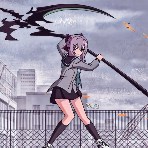 Owari No Seraph Yuu Icons, Shinoa Scythe, Shinoa Seraph Of The End, Shinoa Hiiragi Icon, Seraph Of The End Shinoa, Saori Hayami, Shinoa Hiiragi, Digital Art Beginner, Scene Art