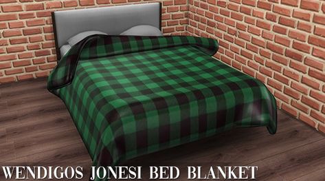 Maxis Match CC World - S4CC Finds Daily, FREE downloads for The Sims 4 Sims 4 Blanket Cc Maxis Match, Sims 4 Beds, Maxis Match Cc, Green Blanket, Sims 1, Sims 4 Build, Sims House, Cc Finds, Sims 4 Custom Content