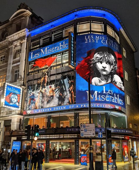 Les Misérables Official UK on Instagram: “Remaking a West End landmark – how Cameron Mackintosh transformed the Queen’s into the Sondheim Theatre. After a six-month closure, the…” Cameron Mackintosh, Theater Kid, London Theatre, Musical Comedy, Six Month, London Street, Theatre Kid, Les Miserables, West End