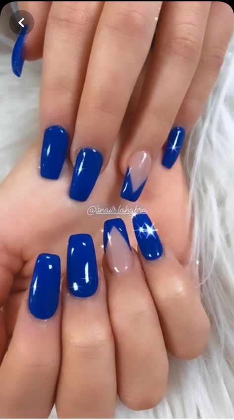 Nails Azul Bebe, Cute Nails Red, Nails Azul, Red Ombre Nails, Blue Gel Nails, Nails Prom, Nails Red, Brown Nails, Elegant Nails