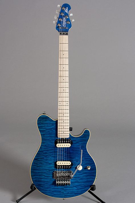 Sterling AX40...formerly the Eddie Van Halen sig model by Ernie Ball Music Man (and later Peavey and EVH) Pretty Sure Duddy B uses this Ernie Ball Music Man Guitar, Music Man Guitar, Peavey Guitars, Amity Affliction, Electric Ladyland, Famous Guitarists, Esp Guitars, Guitar Room, Electric Guitar Design