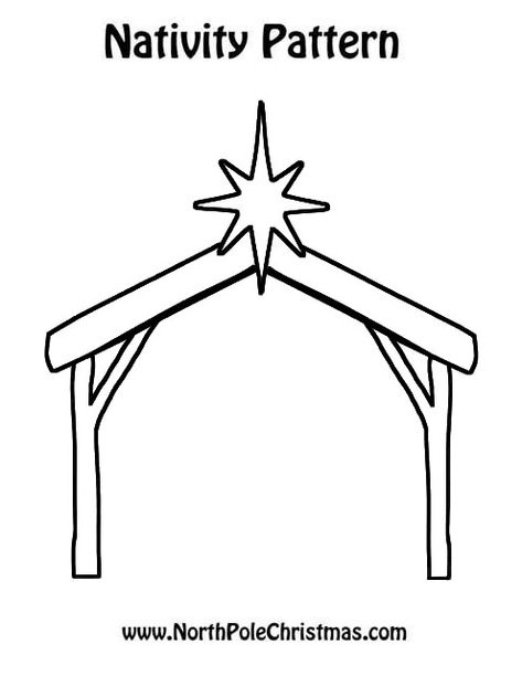 Nativity Stable Template | DIY Crafts, Printable Gingerbread Nativity Template, Nativity Picture Printable, Nativity Scene Cutouts Free Printable, Nativity Felt Pattern, Felt Nativity Pattern Templates Free, Manger Template Free Printable, Nativity Scene Silhouette Template, Nativity Cutouts Free Printable, Nativity Stencils Free Printable