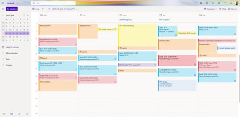 Organize Outlook Calendar, Outlook Color Categories, Time Blocking Apple Calendar, Outlook Calendar Color Scheme, Aesthetic Outlook Calendar, Time Blocking With Outlook, Microsoft Calendar Tips, Outlook Calendar Hacks, Outlook Calendar Tips