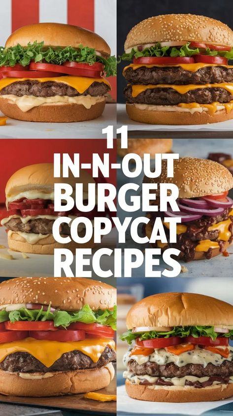 Spectacular : Hacking the secret menu and beyond, discover the ultimate In-N-Out Burger copycat recipes to recreate the iconic flavors at home. In N Out Copycat Recipes, In And Out Copycat Recipes, Copycat Fast Food Recipes, In N Out Burger Recipe, Burger At Home, In And Out Burger, Ultimate Burger, In N Out Burger, In-n-out Burger