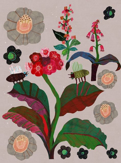 Monika Forsberg Illustration Botanique, Magical Art, Art Et Illustration, Kew Gardens, Botanical Drawings, Plant Illustration, Art And Illustration, Chard, Plant Art