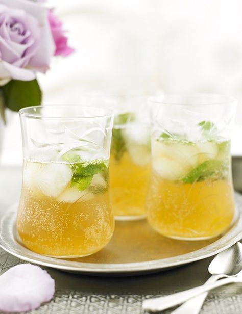 Making your own cordial might seem complicated but it couldn't be easier. This ginger cordial recipe makes the base for a refreshing summer soft drink or cocktail. Basil Cocktails, Easy Iced Tea, Best Picnic Food, Cordial Recipe, Rum Cocktail Recipes, Refreshing Summer Cocktails, Apple Tea, Iced Tea Recipes, Bbc Good Food