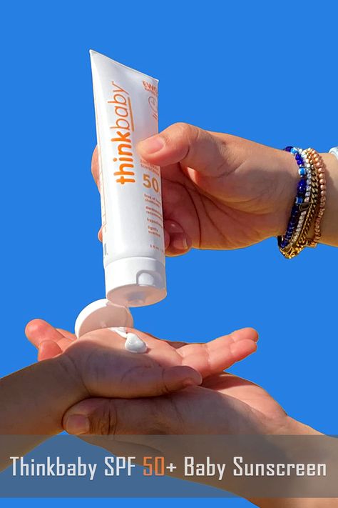 Thinkbaby SPF 50+ Baby Sunscreen – Safe, Natural Sunblock for Babies - Water Resistant Sun Cream Check more at https://mangadexx.com/thinkbaby-spf-50-baby-sunscreen-safe-natural-sunblock-for-babies-water-resistant-sun-cream/ Natural Sunblock, Baby Sunscreen, Safe Sunscreen, Sun Lotion, Hydrating Moisturizer, Sun Cream, Gentle Cleanser, Fashion Videos, Spf Sunscreen