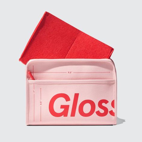 The 15 Best Toiletry Bags and Travel Makeup Bags of 2022 Glossier Pink Pouch, Best Glossier Products, Blue Red Lipstick, Glossier Products, Big Travel Bag, Simple Pouch, Stephanie Johnson, Pink Pouch, Hanging Toiletry Bag