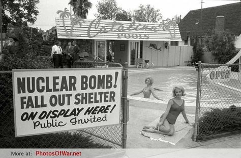 Catalina Pools Fall Out Shelter, Nuclear Fallout Shelter, The Nuclear Age, Herbert List, Fallout Shelter, Civil Defense, Awesome Pictures, E Mc2, Atomic Age