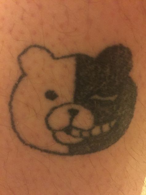 Danganronpa Tattoo, Piercing Tattoo, Print Tattoos, Danganronpa, Paw Print Tattoo, Cool Tattoos, Paw Print, Tatting, Piercings