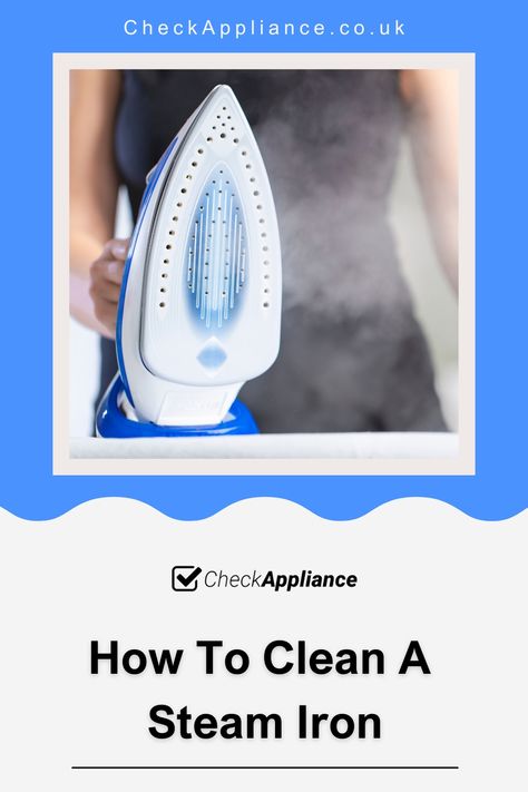 How To Clean A Steam Iron Steam Iron Cleaning, Iron Cleaning, Iron Water, Cleaning Paste, How Do You Clean, Water Solutions, Vinegar And Water, Cotton Buds, Steam Cleaning