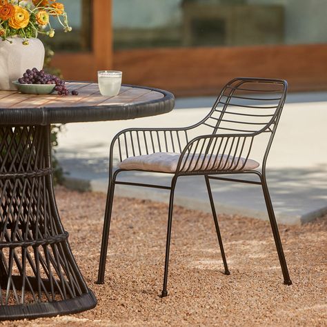 Metal outdoor chairs