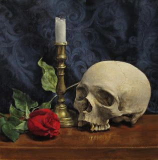 Gothic Still Life, Memento Mori Victorian, Memento Mori Art, Folio Ideas, Vanitas Paintings, Art Macabre, Macabre Decor, Chili Cookoff, Victorian Wall Art