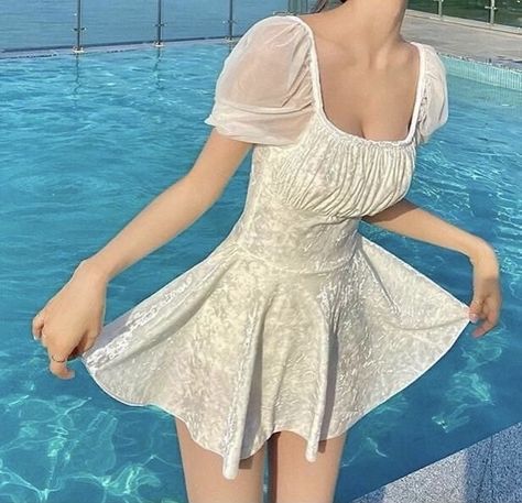 Bloom Core, Korean Swimsuit, Aesthetic Swimsuit, Kawaii Swimsuit, Resort Swimwear, Summer Cruise, Wolf Lodge, Dr Closet, Teen Clothes