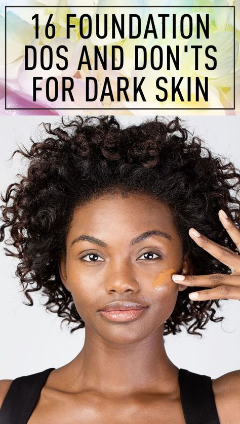 Makeup Ideas For Dark Skin, Foundation Tips, Dark Makeup, Dark Skin Makeup, Makati, How To Apply Makeup, Setting Powder, Skin Conditions, Up Girl