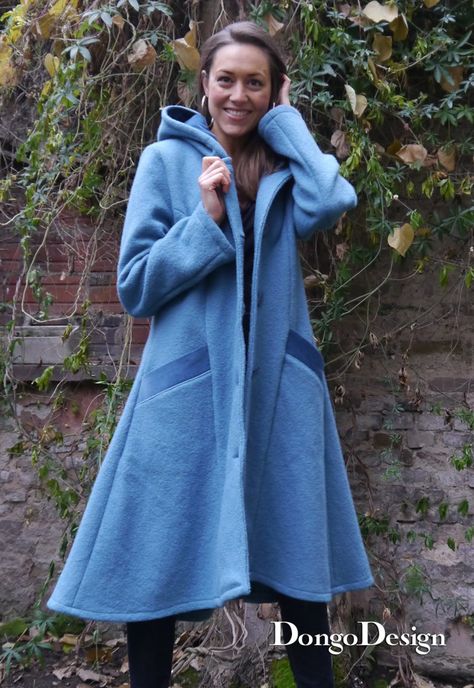 Hooded coat pattern