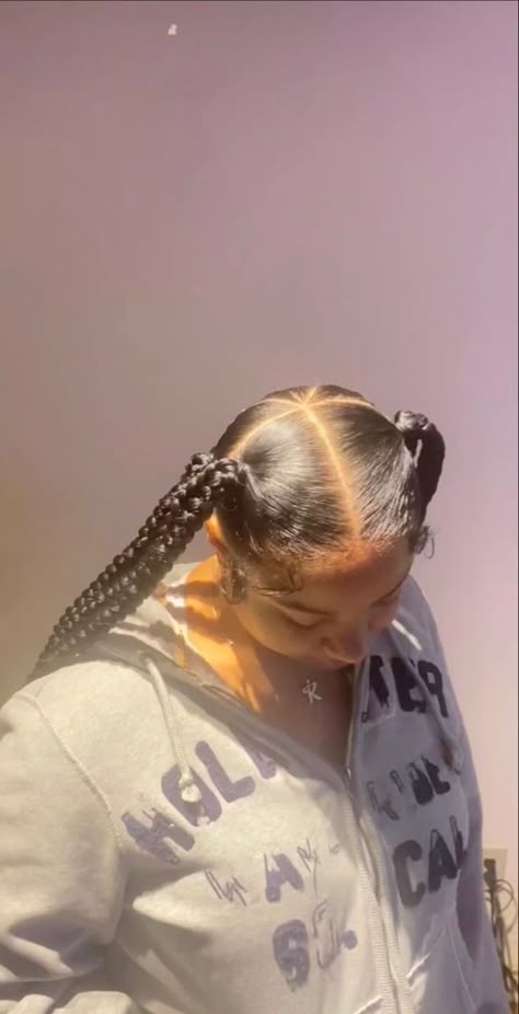 Black Vibes, Natural Hair Bun Styles, Sleek Ponytail Hairstyles, Slay Queen, Birthday Hairstyles, Black Ponytail Hairstyles, Braided Cornrow Hairstyles, Quick Braided Hairstyles, Protective Hairstyles Braids