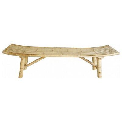 Bamboo Furniture Diy, Bamboo Bench, Curved Bench, Picnic Bench, Bamboo Garden, Outdoor Canvas, Bamboo Furniture, Modern Bench, Wood Bench