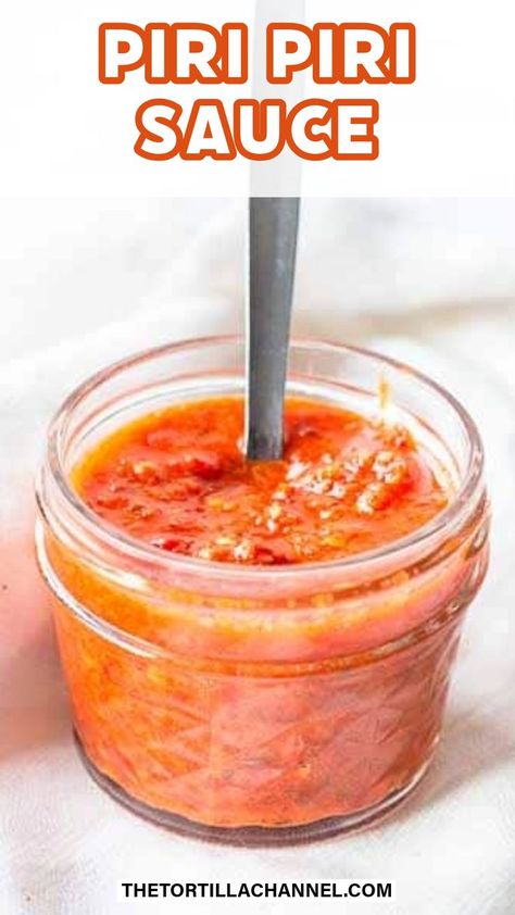 Peri Peri Sauce Piri Piri Sauce Recipe, Best Sauce For Chicken, Peri Peri Sauce Recipe, Portuguese Chicken, Piri Piri Sauce, Chili Pepper Recipes, Skillet Shrimp, Peri Peri Sauce, Drying Cilantro