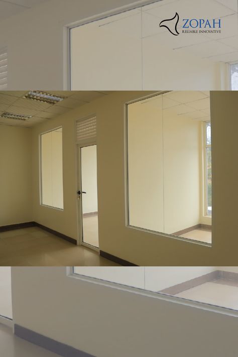 Gypsum office partitioning works done for Cymbell Advocates in Ntinda. Visit www.zopahuganda.com for more of our works. Gypsum Wall, Dry Wall, Office Partition, Partition Wall, Uganda, Glass, Wall, Furniture, Quick Saves