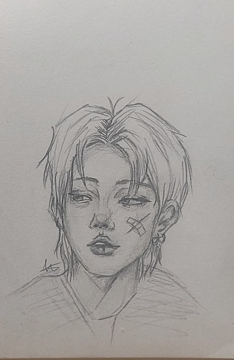 #drawing #TXT #Yeonjun #Kpop #sketch Easy Kpop Drawings For Beginners, How To Draw Yeonjun, Skz Drawing Pencil Easy, Kpop Drawings Pencil Easy, Txt Drawings Pencil, Txt Yeonjun Drawing, Yeonjun Drawing Pencil, Txt Drawings Easy, Yeonjun Sketch