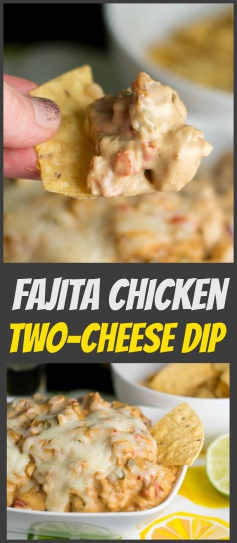 Chicken Bell Peppers, Chicken Cheese Dip, Best Appetizers Ever, Chicken Cream Cheese, Fajita Chicken, Entertaining Menu, Cream Cheese Dip, Easy Dip, Party Dip