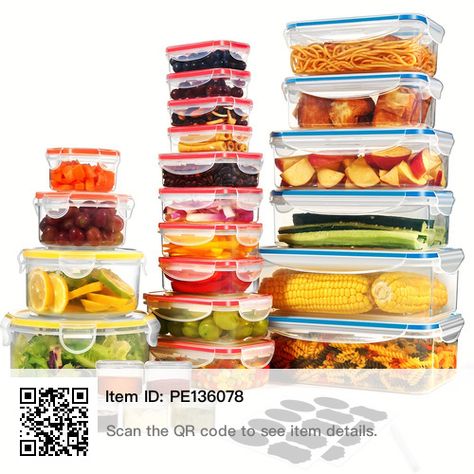 Fridge Organized, Containers For Kitchen, Label Marker, Plastic Food Containers, Out To Lunch, Airtight Food Storage, Fridge Organization, Plastic Container Storage, Airtight Food Storage Containers