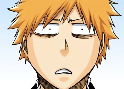 Bleach Men, Kubo Art, Funny Facial Expressions, Ichigo Manga, Bleach Ichigo, Emoji Pictures, Kurosaki Ichigo, Ichigo Kurosaki, Bleach Characters