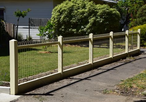 Heritage Wire With Exposed Posts & Timber Plinth Post And Wire Fence, Fencing And Gates, Fencing & Gates, Wire Fence, 50 Years Ago, Heritage Fashion, Free Quote, White Gloss, A Quote