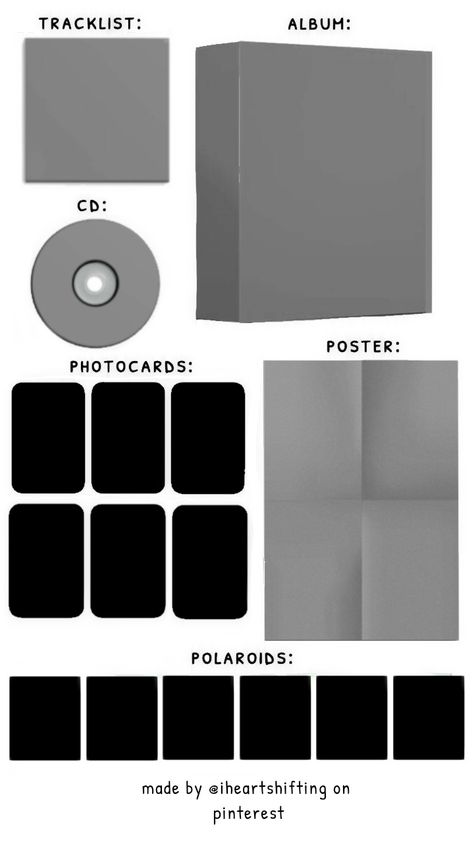 Kpop Shifting Template, Shifting Template, Yearbook Template, Kpop Shifting, Scripting Ideas, Kpop Album, Kpop Diy, Pop Albums, Album Cover Design