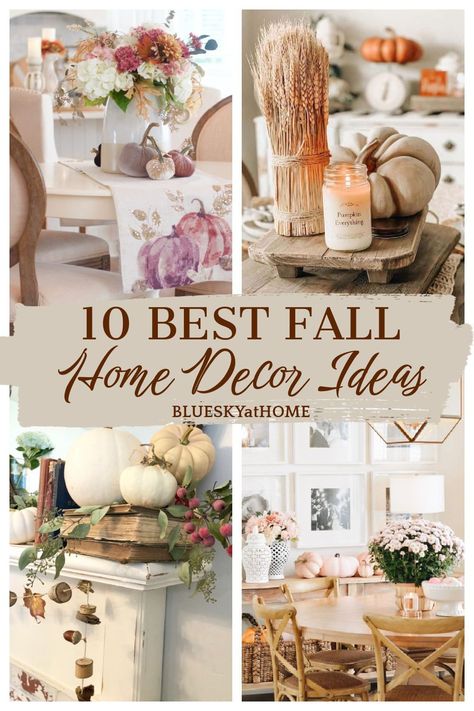 10 Best Fall Home Decor Ideas. Use this collection of fall home tours and vignettes to guide your fall decorating for this season. Fall Mantel Decorating Ideas 2023, 2023 Fall Decorating Trends, 2023 Fall Home Trends, Autumn Decor Ideas 2023, Autumn 2023 Decor, Fall Trends 2023 Home, Fall 2023 Decorating Trends, Fall Decor Trends 2023, Trending Fall Decor 2023