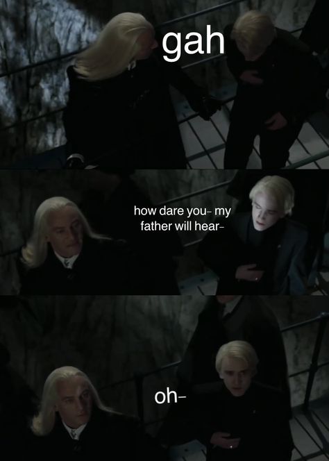 Sassy Draco Malfoy, Lucius Malfoy X James Potter, What Does Draco Malfoy Smell Like, Slytherin Memes Funny, Jojo Siwa Draco Malfoy, Draco Malfoy Year 6, Funny Draco Malfoy Pictures, Draco Malfoy Memes Funny, Lucius Malfoy Wallpaper