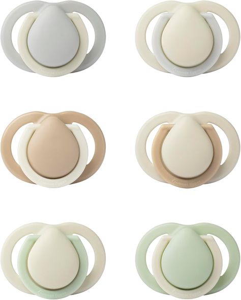 Tommee Tippee Newborn Dummies, 0-2 months, Muted Colours, Matte Texture, Reusable Steriliser Pod, Pack of 6 dummies Newborn Baby Bottles, Baby Care Essentials, Baby Wishlist, Muted Colours, Baby Weaning, Tommee Tippee, Matte Texture, Baby Bottle, Baby Safety