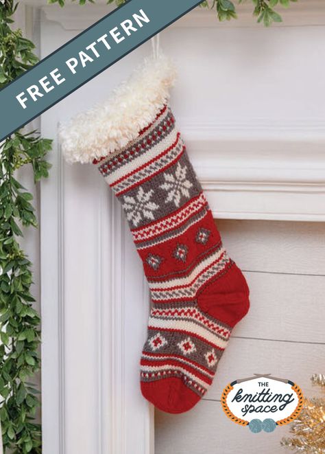 Knitting Patterns Free Christmas Stocking, Fair Isle Stocking Pattern, Christmas Stocking Pattern Free Knitted, Christmas Stocking Knitting Pattern Free, Knitted Stockings Christmas, Knitted Christmas Stocking Patterns Free, Christmas Stocking Pattern Free, Knitted Christmas Stocking Patterns, Stocking Pattern Free