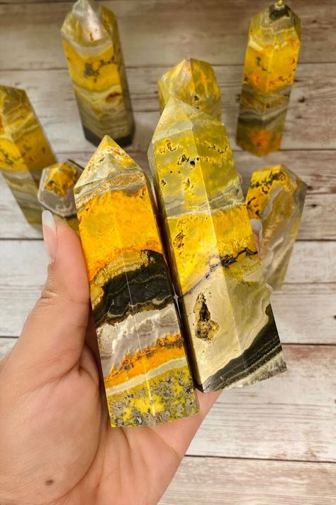 Accepting Change, Bumblebee Jasper, Crystal Aesthetic, Bumble Bee Jasper, Gas Cans, Active Volcano, Solar Plexus Chakra, Yellow Aesthetic, Solar Plexus