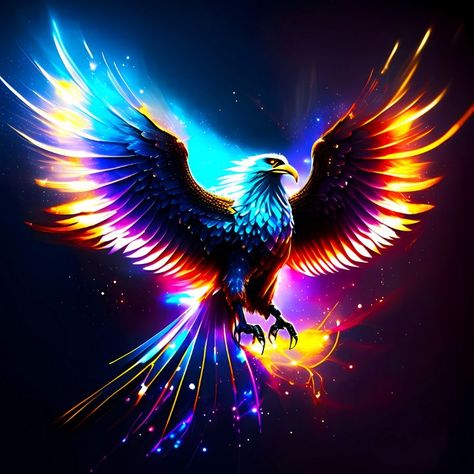 Phoenix Emerging - A.D. Visual Real Phoenix Bird, Phoenix Painting, Phoenix Bird Art, Phoenix Wallpaper, Phoenix Artwork, Phoenix Images, Eagle Wallpaper, Eagle Pictures, Beautiful Wallpapers For Iphone