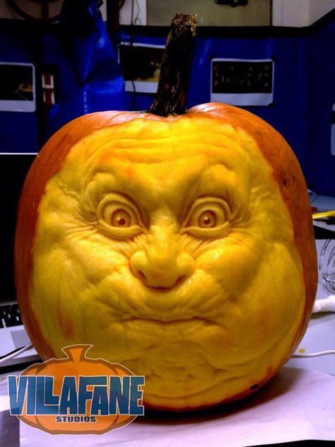 Ray Villafane, 3d Pumpkin Carving, Pumpkin Sculpting, Pumpkin Sculpture, Awesome Pumpkin Carvings, Pumpkin Heads, Pumpkin Carver, Pumkin Carving, Creepy Pumpkin