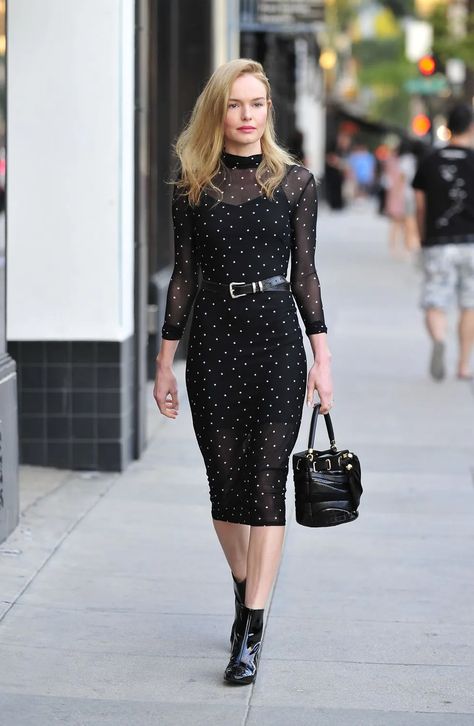 Kate Bosworth Style, Celebrity Inspired Outfits, Kohls Dresses, Black Sheer Dress, Maxi Dress Outfit, Street Style 2017, Daily Outfit Inspiration, Kate Bosworth, Affordable Dresses