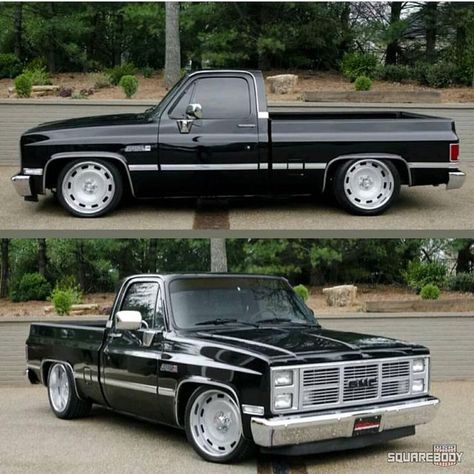 1987 GMC Sierra Classic 85 Chevy Truck, Square Body Chevy, Chevy Trucks Lowered, 87 Chevy Truck, Gmc Suv, Chevy Stepside, Dropped Trucks, C10 Chevy Truck, Custom Chevy Trucks