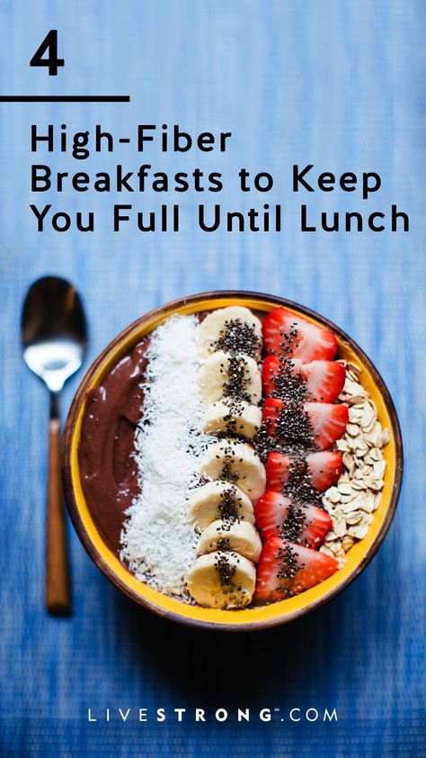 How To Stay Full, Healthy High Fiber Breakfast, High Fiber Plant Based Meals, Low Calorie High Fiber Meals, High Protein High Fiber Breakfast, High Fiber Breakfast Recipes, Healing Meals, Bariatric Breakfast, Prevent Overeating