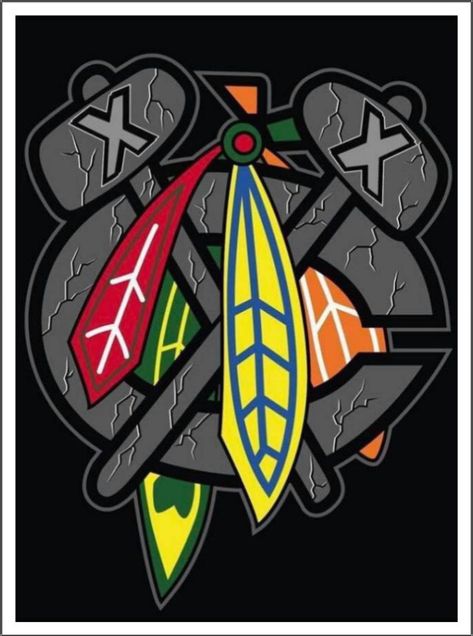 Chicago Blackhawks: Feathers & Tomahawks Chicago Blackhawks, Hawks, Buzzfeed, Hockey, Insurance, Chicago, Black, Ice Hockey